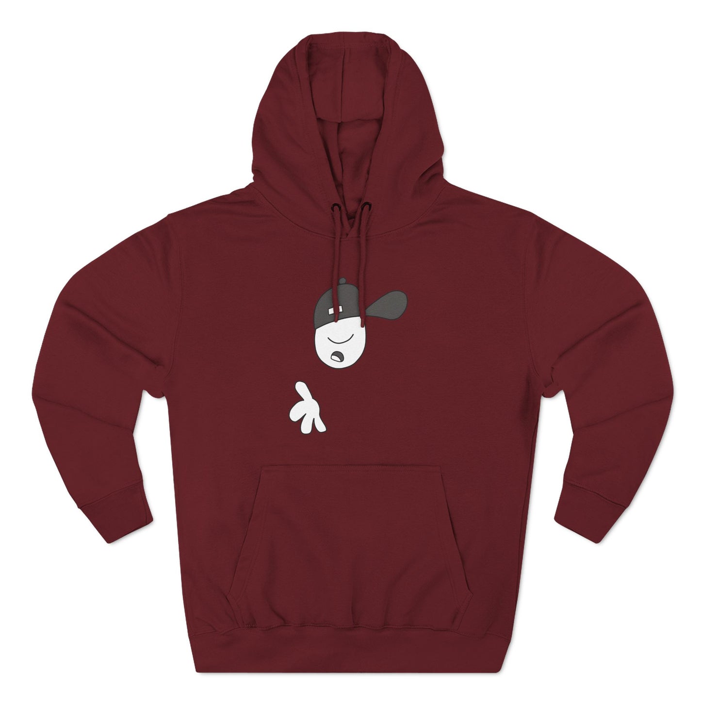 Burgundy Ja Nee Hoodie