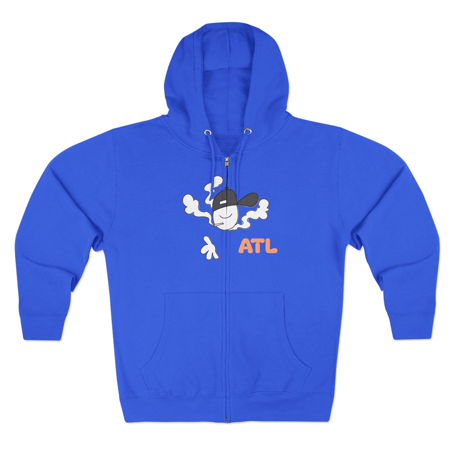 Atlanta Smoke Zip Hoodie