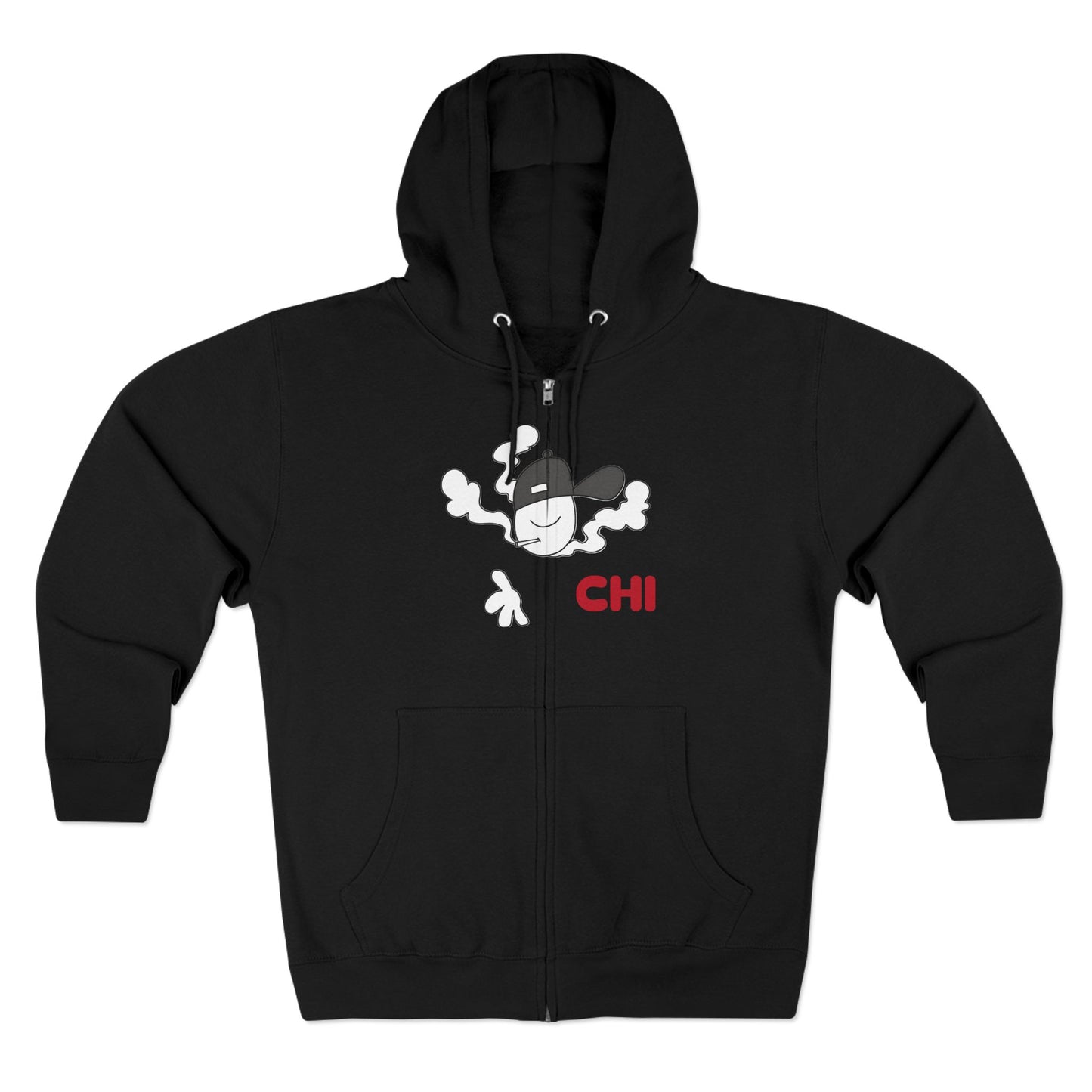 Chicago Smoke Zip Hoodie