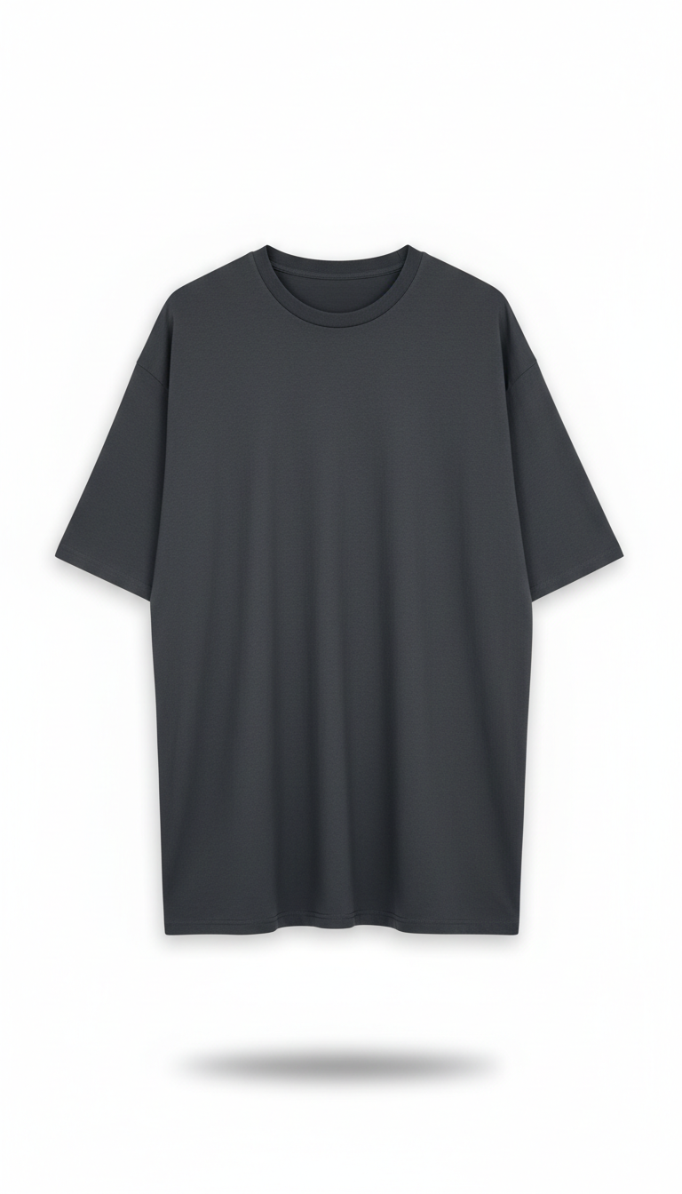 Deep Asphalt Oversized Tee
